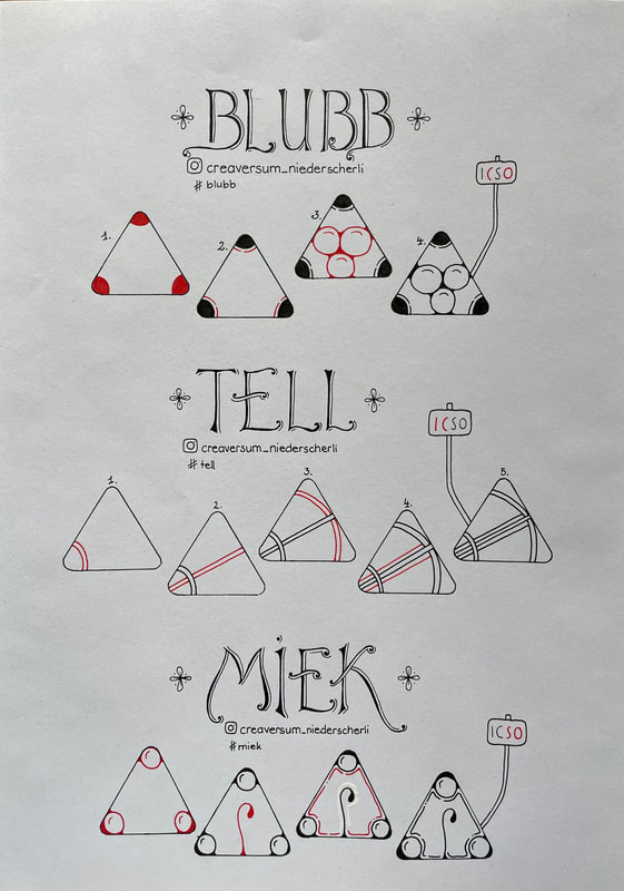 Stepouts zu den Fragmenten "Jimeler", "Tell" und "Miek"